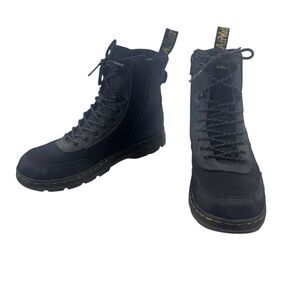 Dr. Doc Martens Combs J Combat Tech Boots Canvas Zipered Womens Sz 5 Kids 4Y